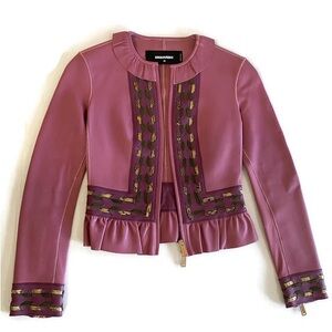 Dsquared2 leather jacket